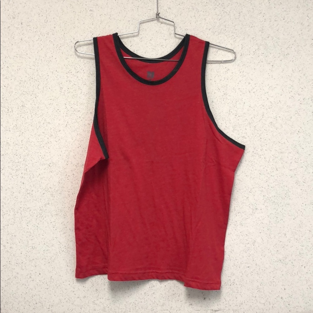 Mens red tank top. NWT